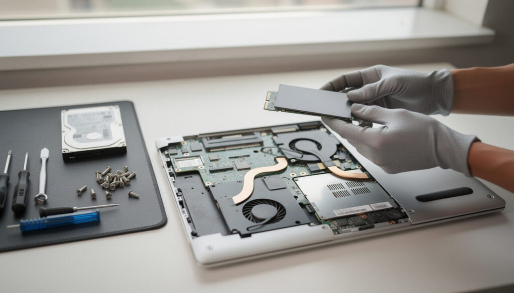 découvrez comment remplacer facilement un disque dur par un ssd pour améliorer les performances de votre ordinateur grâce à notre guide étape par étape.
