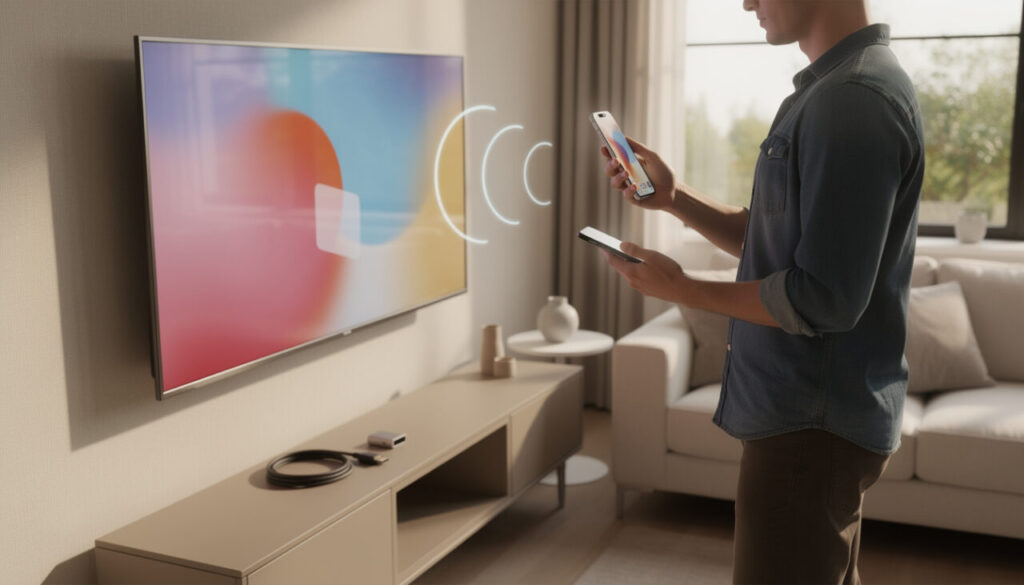 découvrez comment connecter facilement votre téléphone à un téléviseur, avec ou sans fil, pour diffuser vos photos, vidéos et applications sur grand écran.